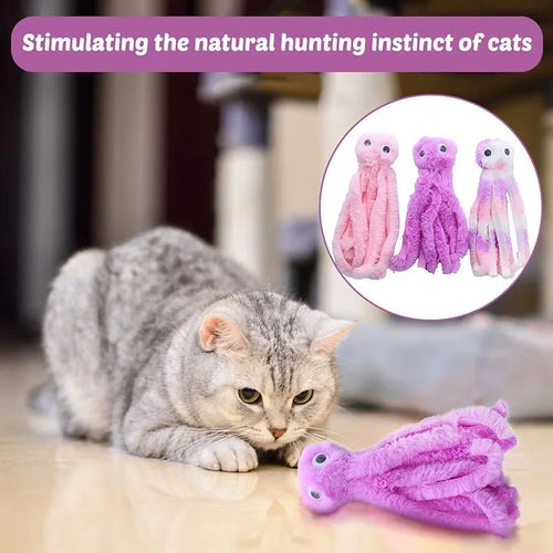 Cute Octopus Cat Chew Toys