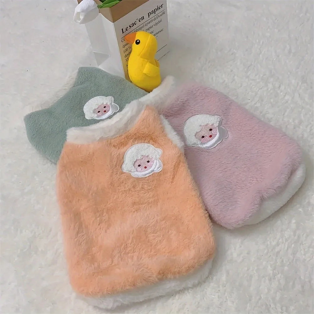 Plush Cat & Dog Winter Clothes