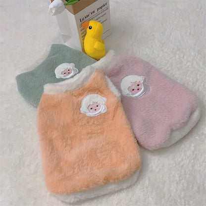 Plush Cat & Dog Winter Clothes