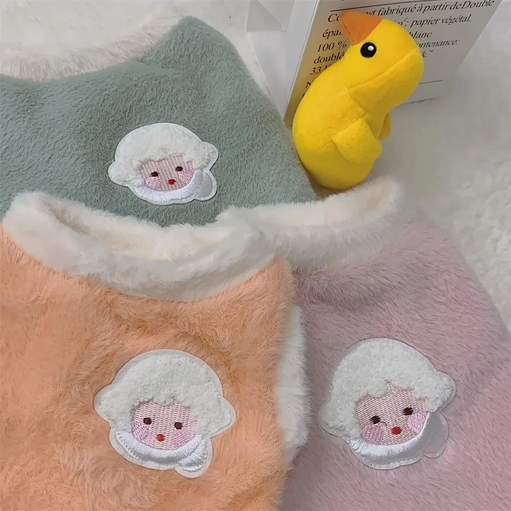 Plush Cat & Dog Winter Clothes