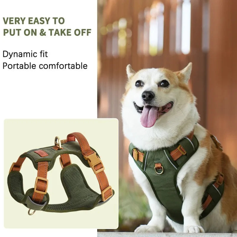 Adjustable Pet Vest Harness