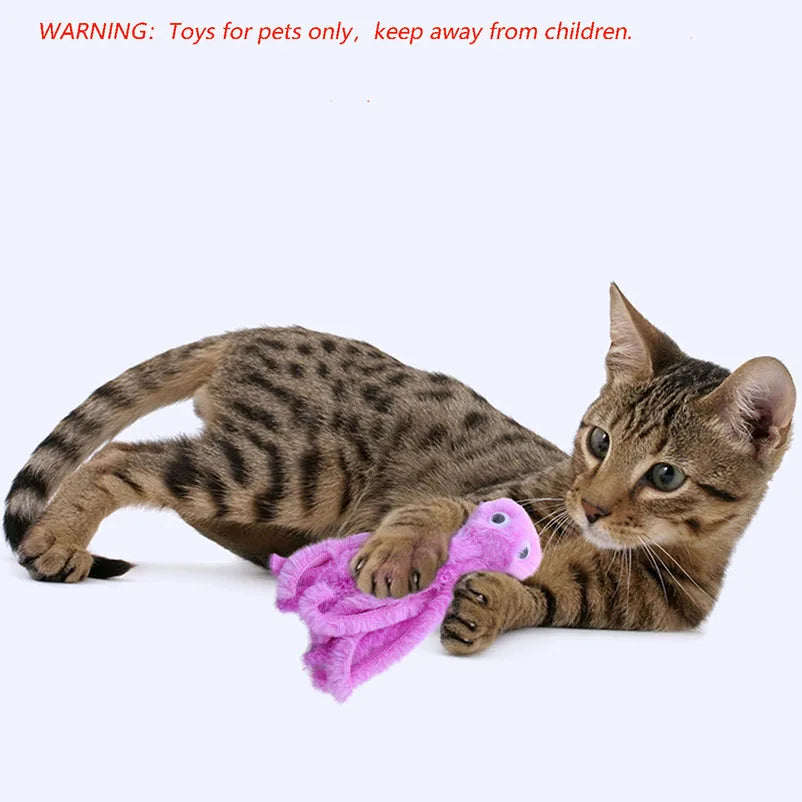 Cute Octopus Cat Chew Toys