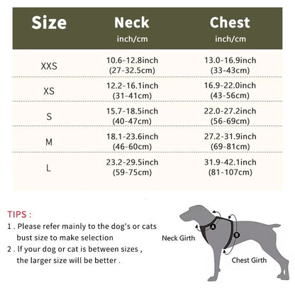 Adjustable Pet Vest Harness